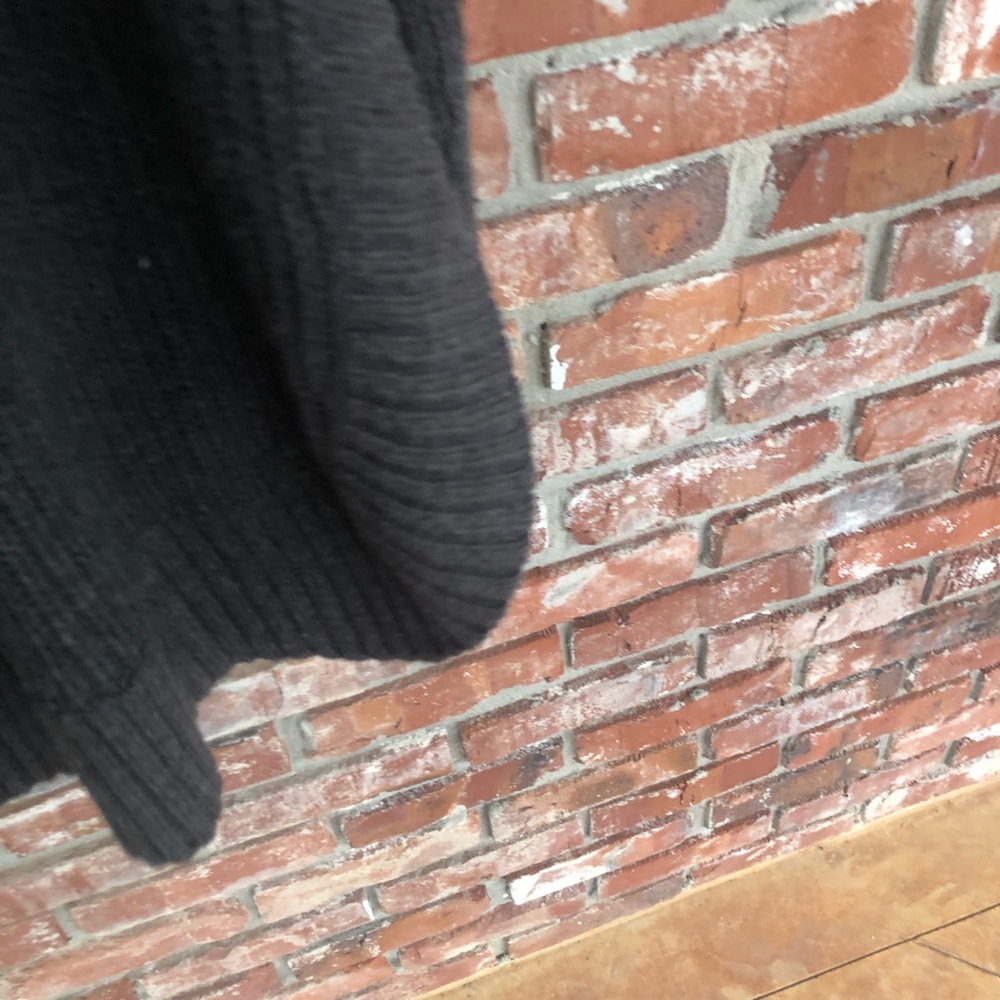 RD Style black long sleeve cowlneck sweater size M - Picture 8 of 10